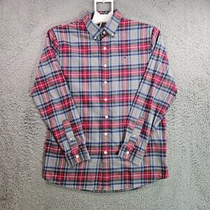 Vineyard‎ Vines Flannel Shirt Boy Large (16) Button Up Long Sleeve Plaid